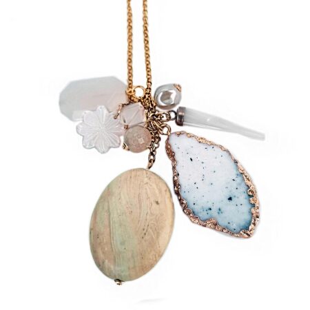 Limit-ed Mother-of-pearl Cluster Necklace