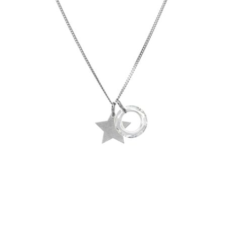 Cosmic Star Necklace - Silver